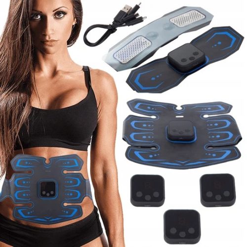  3-FACHES ELEKTROSTIMULATIONS-SET FÜR EMS-BAUCHMUSKELSTIMULATION