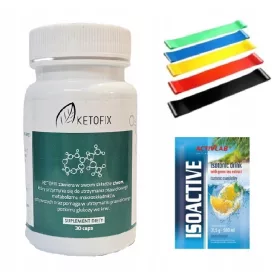   Ketofix - Natürlicher Supplement für Gewichtsverlust und verbesserten Metabolismus, 30 Kapseln + GRATIS!