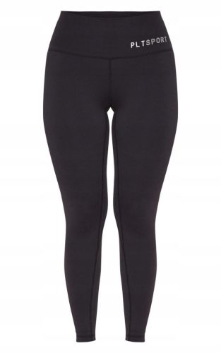  SCHWARZE SPORTHOSE, EINFACHE LEGGINGS, HOHE TAILLE PRETTYLITTLETHING L