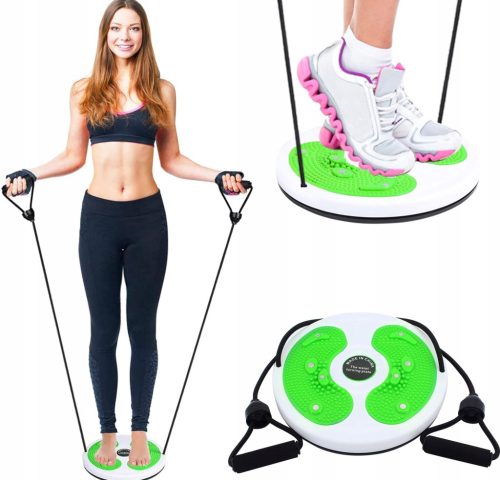 DREHTWISTER MIT KABELN, FUSSMASSAGER MIT MAGNET, PLATTEN-AEROBIK-TRAINER