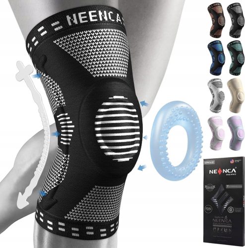  NEENCA Kniestütze, komprimierte Kniebandage mit Gelpolstern