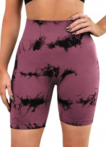  SHEIN SPORTLEGGINGS MIT KURZEM MUSTER FÜR DAMEN M £5A