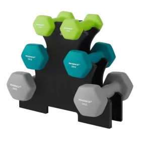  Songmics gummierte Kurzhanteln, 7er-Set.