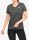  Under Armour Tech V-Twist Damen Trainings-T-Shirt Schwarz/Weiß L