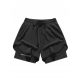  SHEIN DAMEN-SPORTSHORTS MIT BAND, GRÖSSE 50 L_A