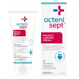   Octenisept PROTECT & REPAIR CREAM: Pflegecreme für irritierte und trockene Haut, 50ml
