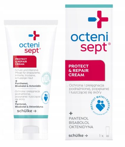 Octenisept PROTECT & REPAIR CREAM: Pflegecreme für irritierte und trockene Haut, 50ml