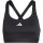  Adidas Tlrdreact schwarzer Sport-BH, 89 % recycelt