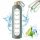  Wasserflasche, 1000 ml, Glasflasche, Messrohr mit Skala, inspirierende Zitate