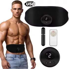   Fitness-Massagegürtel zur Gewichtsreduktion, Größe 71, wiederaufladbar über USB