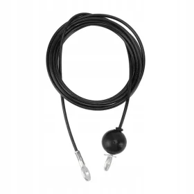    4 m langes Fitness-Übungsseil aus Stahl für das Training im Heimstudio