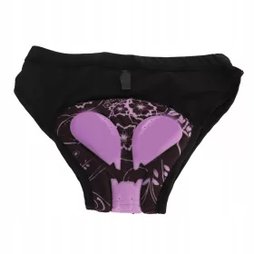  3D gepolsterte Quick Dry Black M Damen-Radunterwäsche