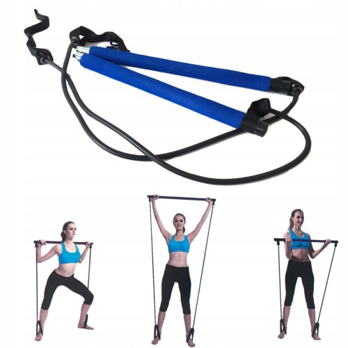  Pilates-Übungsstab für Fitnessübungen 92 cm TPE-Metall