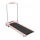  Mini-Laufband mit Armlehnen 100 kg – Rosa.