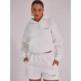  Shein weißer lockerer Damen-Hoodie S