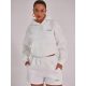  Shein weißer lockerer Damen-Hoodie S