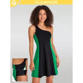  GLOWMODE Damen Sportset Kleid Shorts S
