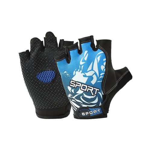  Halbfinger-Fahrradhandschuhe, Unisex, rutschfest, atmungsaktiv, Größe