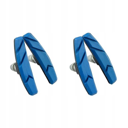  Bremsbeläge für Mountainbikes und Fixies, blauer Gummi, 7x3,7