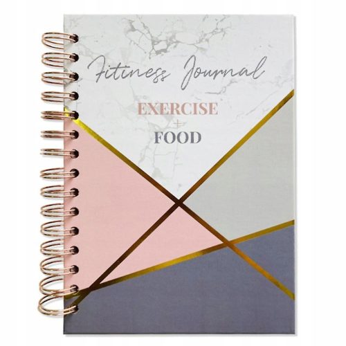  A3+ Fitness-Tagebuch 160 Seiten Hardcover zur Zielverfolgung
