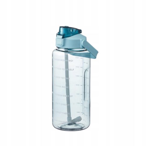  Wasserflasche 2000 ml Motivierend mit Zeitmarkierungen