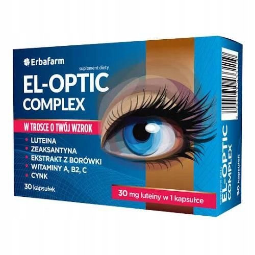  EL-OPTIC-Komplex, Lutein 30 mg, für Augen und Sehkraft