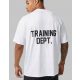  WEISSES SPORT-T-SHIRT KLASSISCHES KURZARM OVERSIZE ACTIVE BOOHOOMAN S