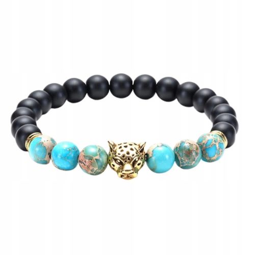  Stretch-Naturstein-Yoga-Armreif, 16,8–20,8 cm großes Perlenarmband