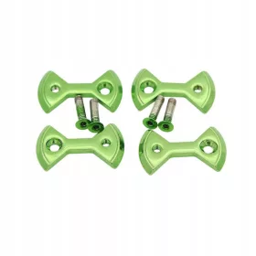    Grüne Plattformpedale aus Titanlegierung für Zero- und Light-Bikes