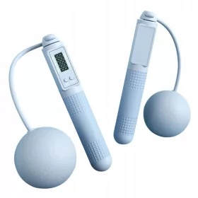    Schnurlose Springseile, rutschfester Griff, Silikon-Zähl-Springseil mit C