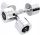  Solid Chrome Trainingshanteln SOLID 2x5kg Fitnessübungen