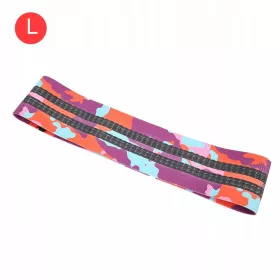    Elastische Widerstandsbänder für Hüft- und Beinübungen beim Yoga