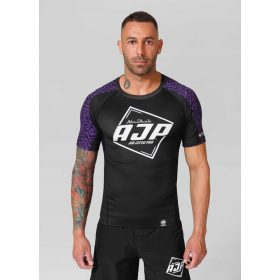    Technisches Pitbull Rashguard Performance Pro-Trikot für Herren + großes AJC-Logo
