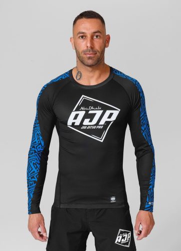  Langarm-Rashguard für Herren Pitbull Technical Performance Pro+ Big Logo AJC
