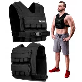    Verstellbare Trainingsweste mit Gewichten – 16 kg Trainingsstangen