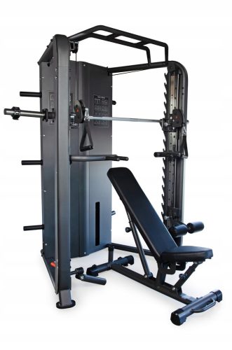  Trainingstor Smith-Kran Dual Crossover-Übungsrolle + Bank
