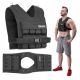  Schwarze Gewichtstrainingsweste 16 kg HMS KTO16