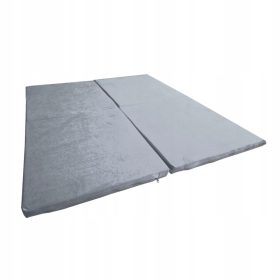  quadratische Spielmatte 120 cm - grau