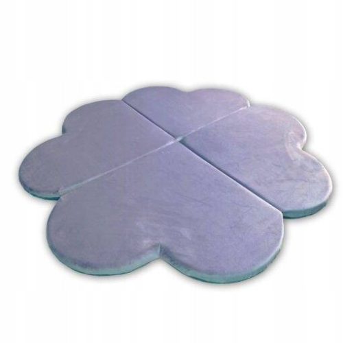  Kleeblatt-Spielmatte 120 cm – lila
