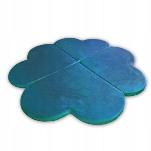  Kleeblatt-Spielmatte 120 cm – Türkis