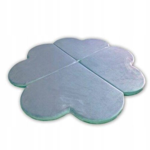  Kleeblatt-Spielmatte 120 cm – blau
