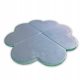 Kleeblatt-Spielmatte 120 cm – blau