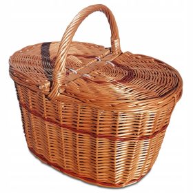 Robuster Picknickkorb aus hochwertiger polnischer Weide