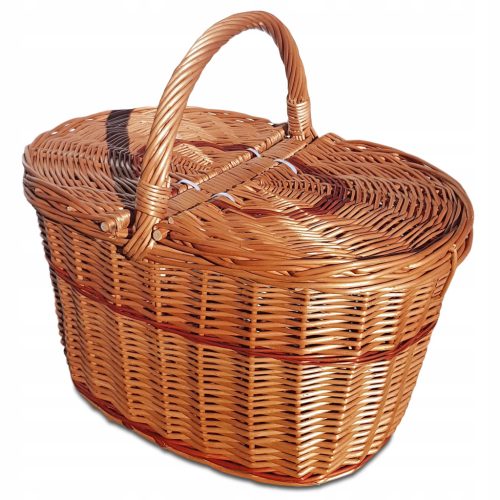 Robuster Picknickkorb aus hochwertiger polnischer Weide