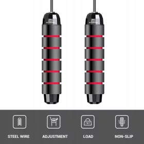  Stahlspringseil 300 cm, farblos