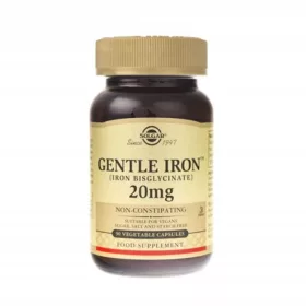   Solgar Gentle Iron 20 mg – Hochverdauliches, Magenschonendes Eisen