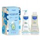 Mustela Sanfte Baby Hautpflege mit Bio-Avocado 500ml - 2er Set Gel und Shampoo