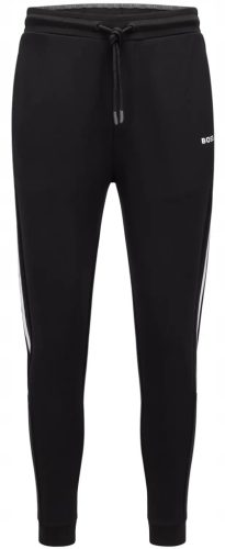  HUGO BOSS Sport-Jogginghose, schwarze Herren-Trainingsanzüge, Größe L