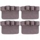  Palm Grip Damen-Gymnastikhandschuhe zum Gewichtheben, 2 Paar