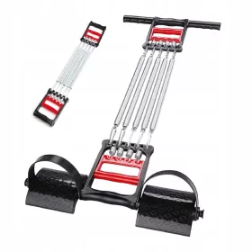    ÜBUNGSERWEITERER FITNESS-FEDERSTRECKENDER MUSKELSPANNER AUS METALL